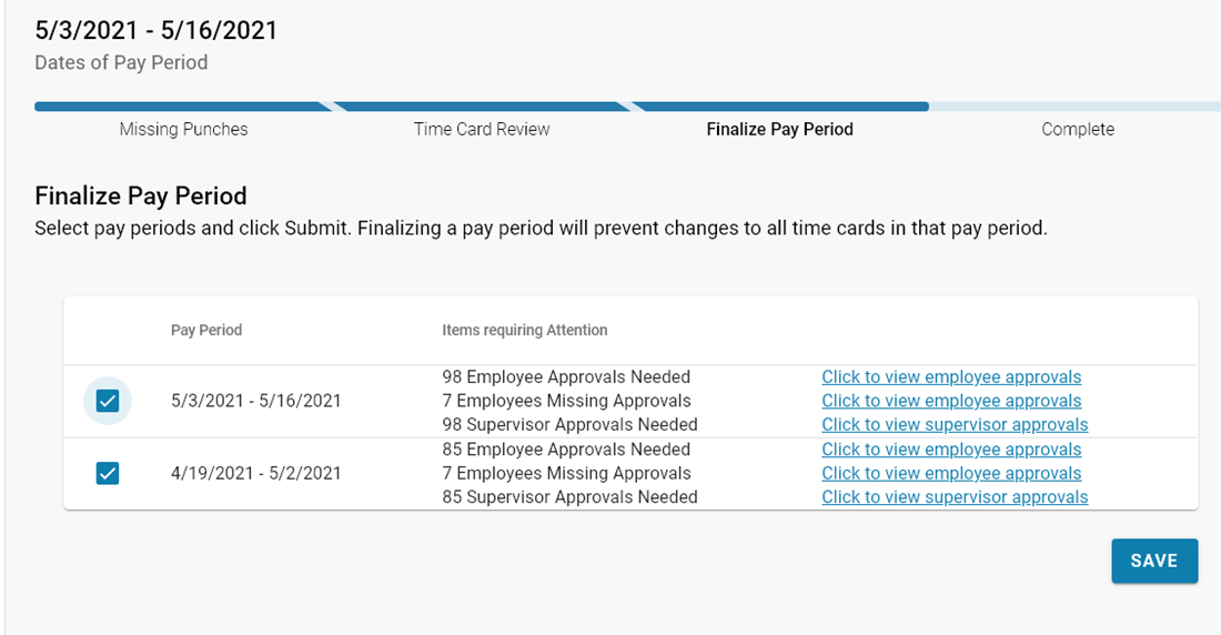 WorkforceHub Conversion: Time Card Approvals