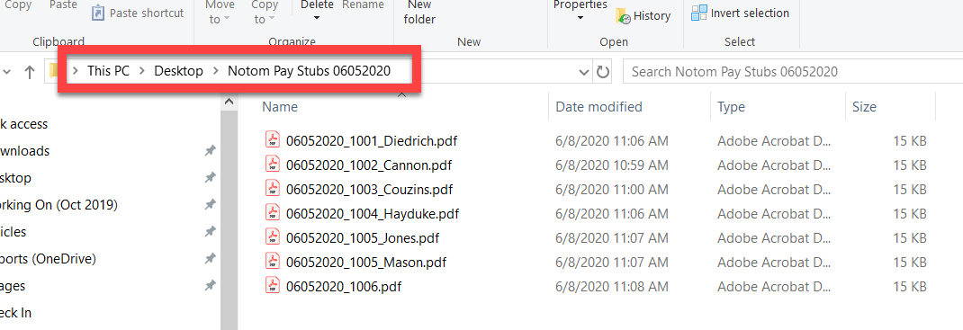 Upload Check Stubs