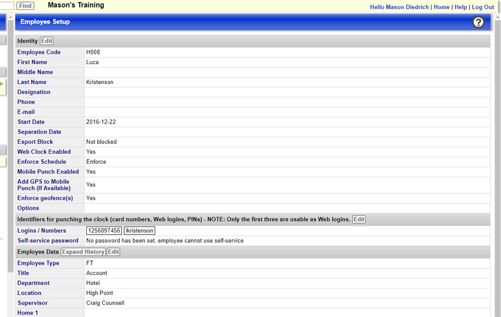 TimeWorksPlus Introductory Glossary