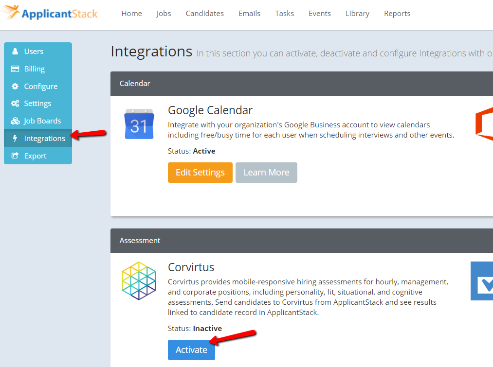 Corvirtus Integration