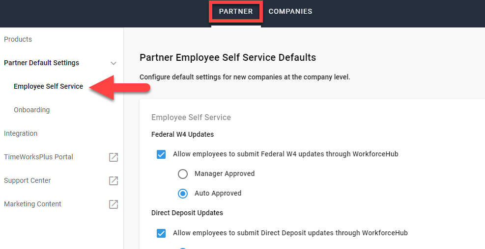 Provider Defaults in WorkforceHub