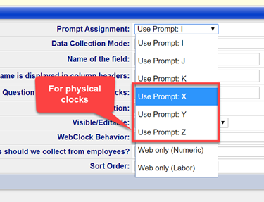 Clock Prompt Setup