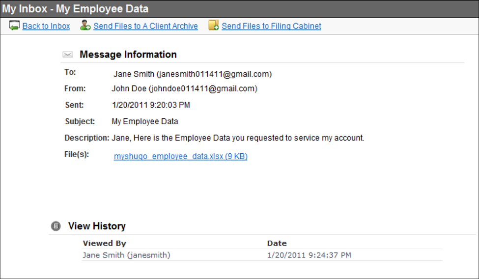 Retrieve Files Uploaded to Your Post Office