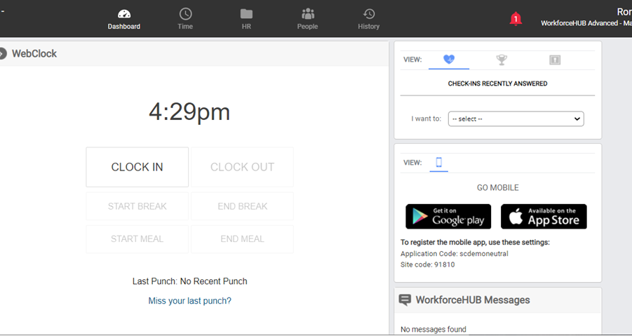 WorkforceHub Mobile App